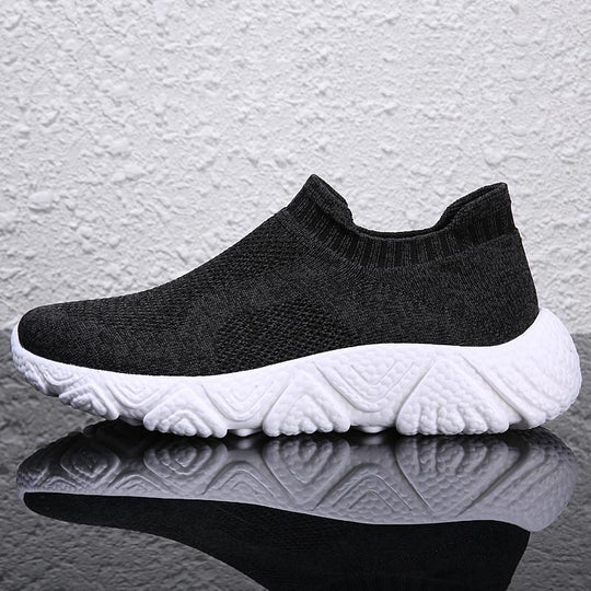Damen Sportliche Strick-Sneaker mit rutschfester Sohle R&B