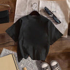 Damen Oversized T-Shirt mit kreativem Statementdruck R&B