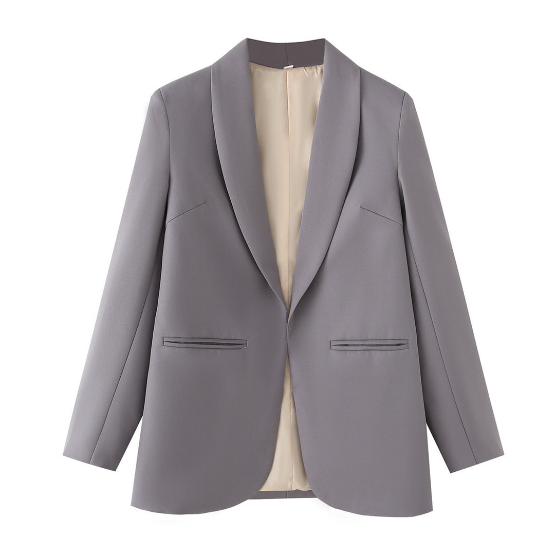 Damen eleganter Blazer mit modernem Schnitt und praktischen Taschen R&B
