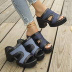 Damen Wedge-Sandaletten mit modischem Design und ergonomischem Fußbett R&B