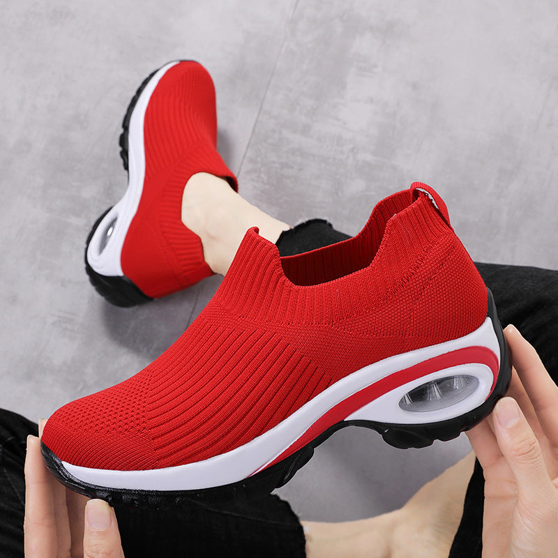 Damen Bequeme Sneakers mit elastischem Strickoberteil und Luftpolstertechnologie R&B