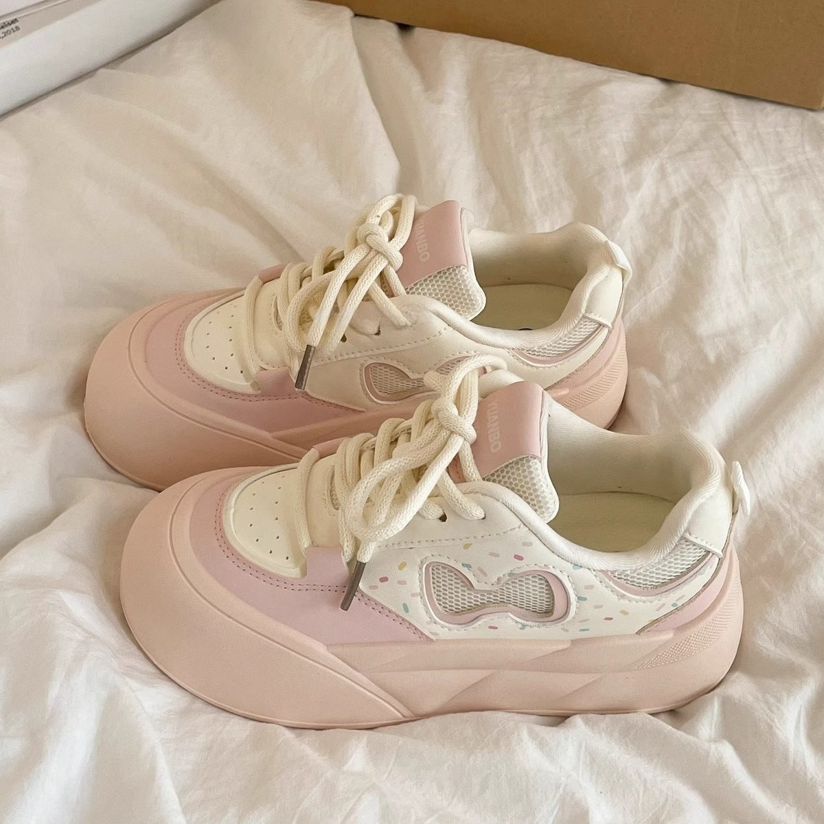 Damen Sportliche Sneakers mit atmungsaktiver Mesh-Oberfläche und bequemem Dämpfungssystem