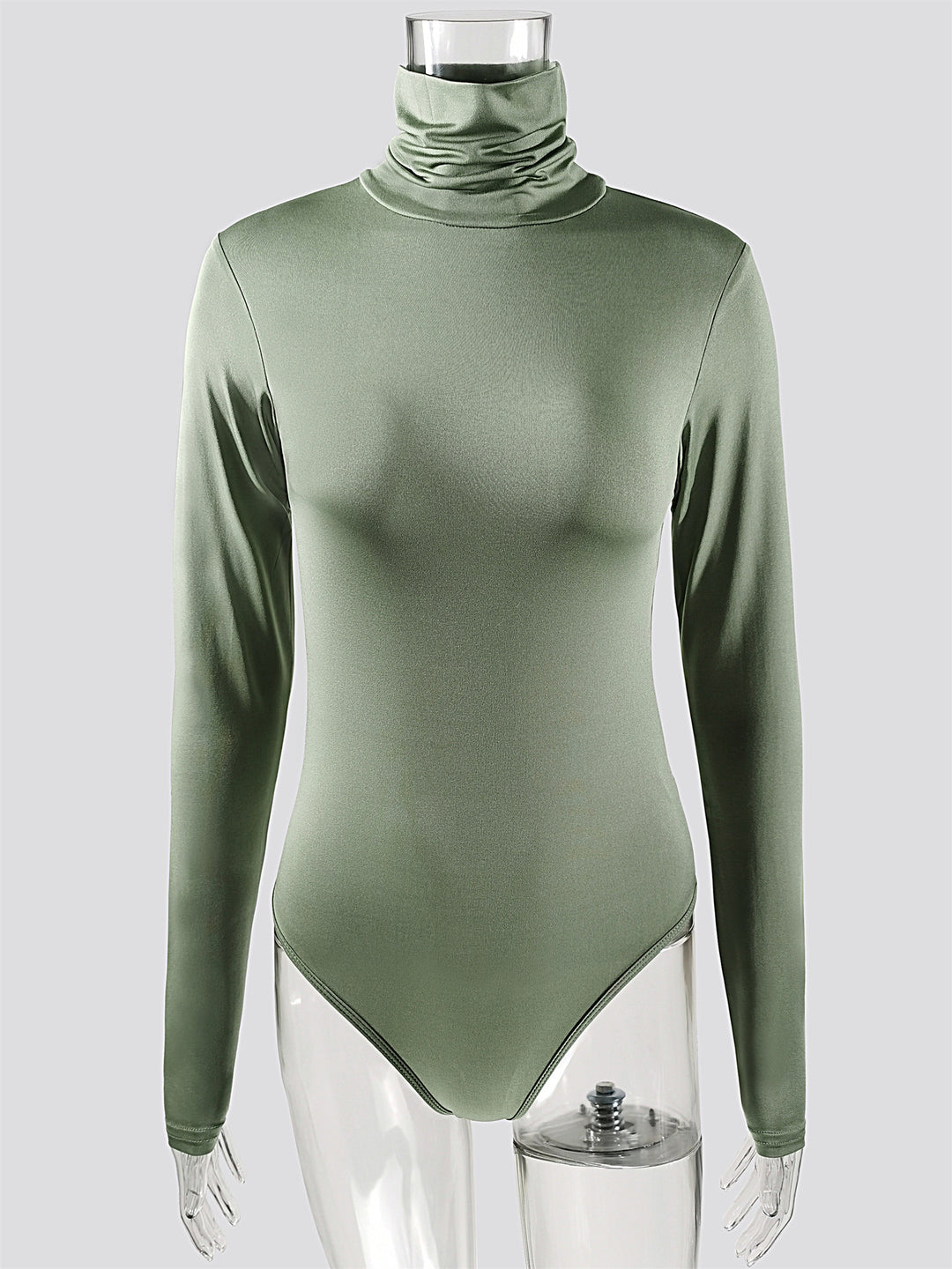 Damen Langärmliger Rollkragenbody R&B