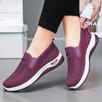 Damen Atmungsaktive Slip-On Sneakers mit flexibler Sohle und rutschfestem Profil