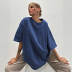 Damen Oversized T-Shirt aus hochwertiger Baumwolle R&B