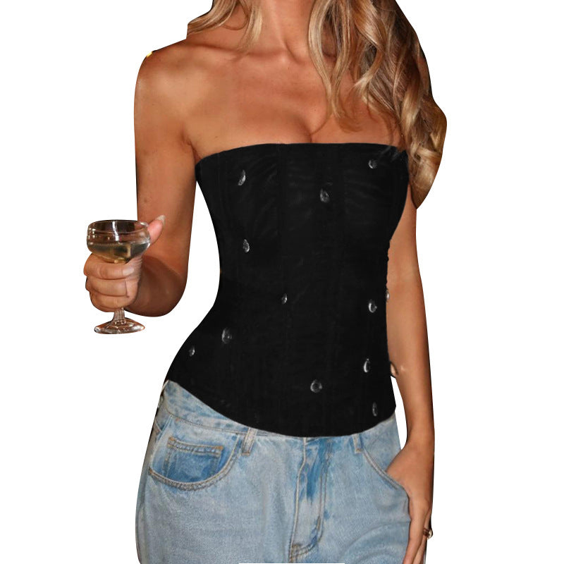 Damen Hochwertiges Bustier-Oberteil mit elegantem Schnitt R&B