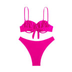 Damen Push-Up Bikini mit verstellbaren Trägern und elegantem Design R&B