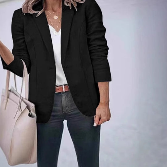 Damen eleganter Blazer mit modernem Schnitt und tailliertem Design R&B