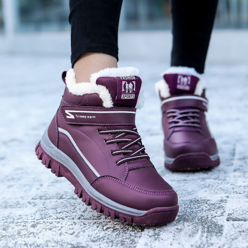 Damen Isolierte Winterstiefel mit rutschfester Profilsohle und warmem Innenfutter R&B