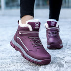 Damen Isolierte Winterstiefel mit rutschfester Profilsohle und warmem Innenfutter R&B