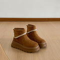 Damen Trendige Chelsea Boots mit modischer Plateau-Sohle R&B