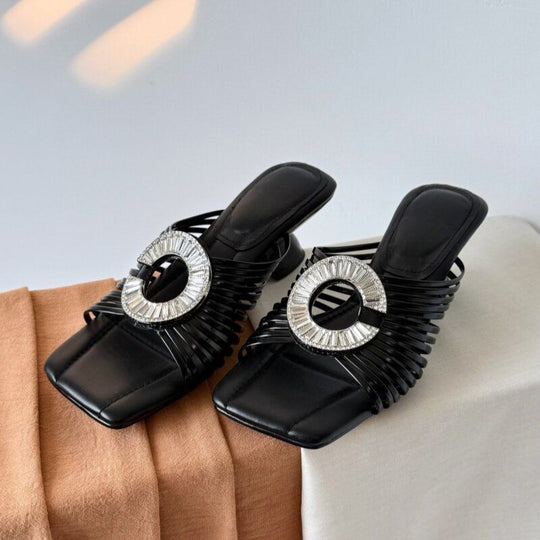 Damen elegante Slipper mit geschmackvollem Design R&B