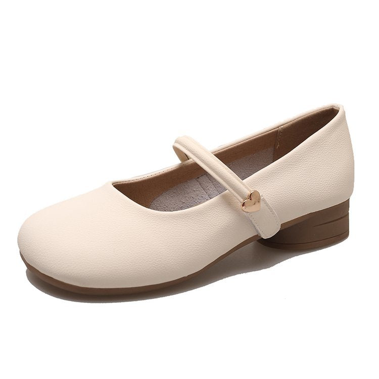 Damen Ballerinas mit verstellbarem Riemen und Komfortsohle R&B
