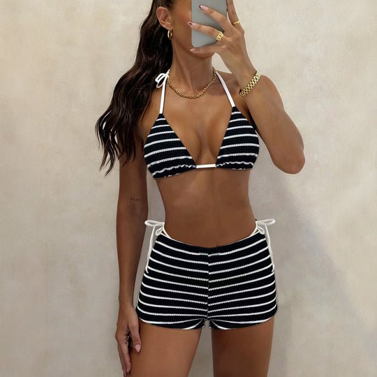 Damen Triangel-Bikini mit sportlichem Short-Design R&B