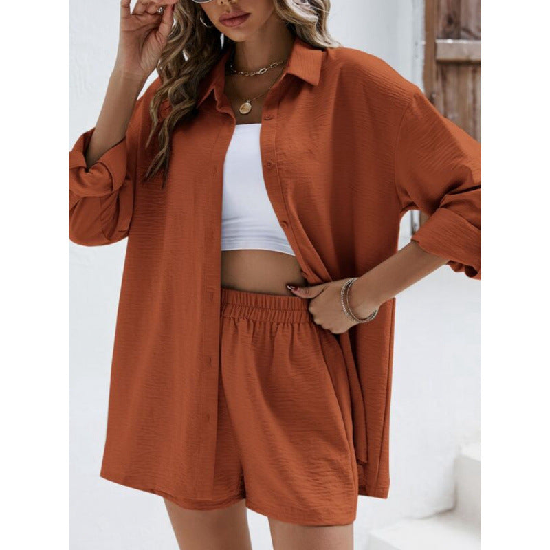 Damen lässiges Oberteil und Shorts Set Heidi-Mode