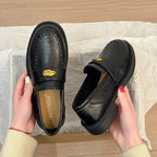 Damen Mokassins mit eleganter Schnalle und kunsthandwerklichem Design R&B