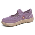 Damen Bequeme und atmungsaktive Strickschuhe mit floralem Design R&B