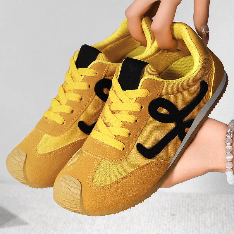 Damen Sportliche Sneakers mit weichem Obermaterial und bequemer Sohle