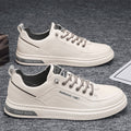 Damen Leder Sneakers mit modischen Akzenten und dämpfendem Sohlenprofil