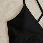 Damen Triangel-Bikini mit raffinierten Kordeldetails