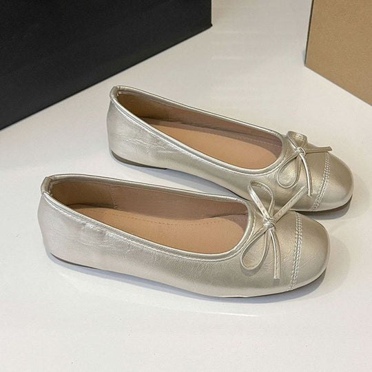 Damen Ballerinas mit dekorativem Schleifendesign R&B