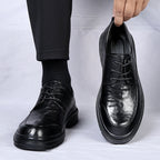 Herren Elegante Schnürschuhe mit rutschfester Sohle und atmungsaktivem Obermaterial