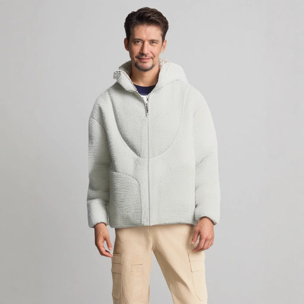 Damen Fleecejacke mit hohem Kragen und praktischen Reißverschlusstaschen R&B