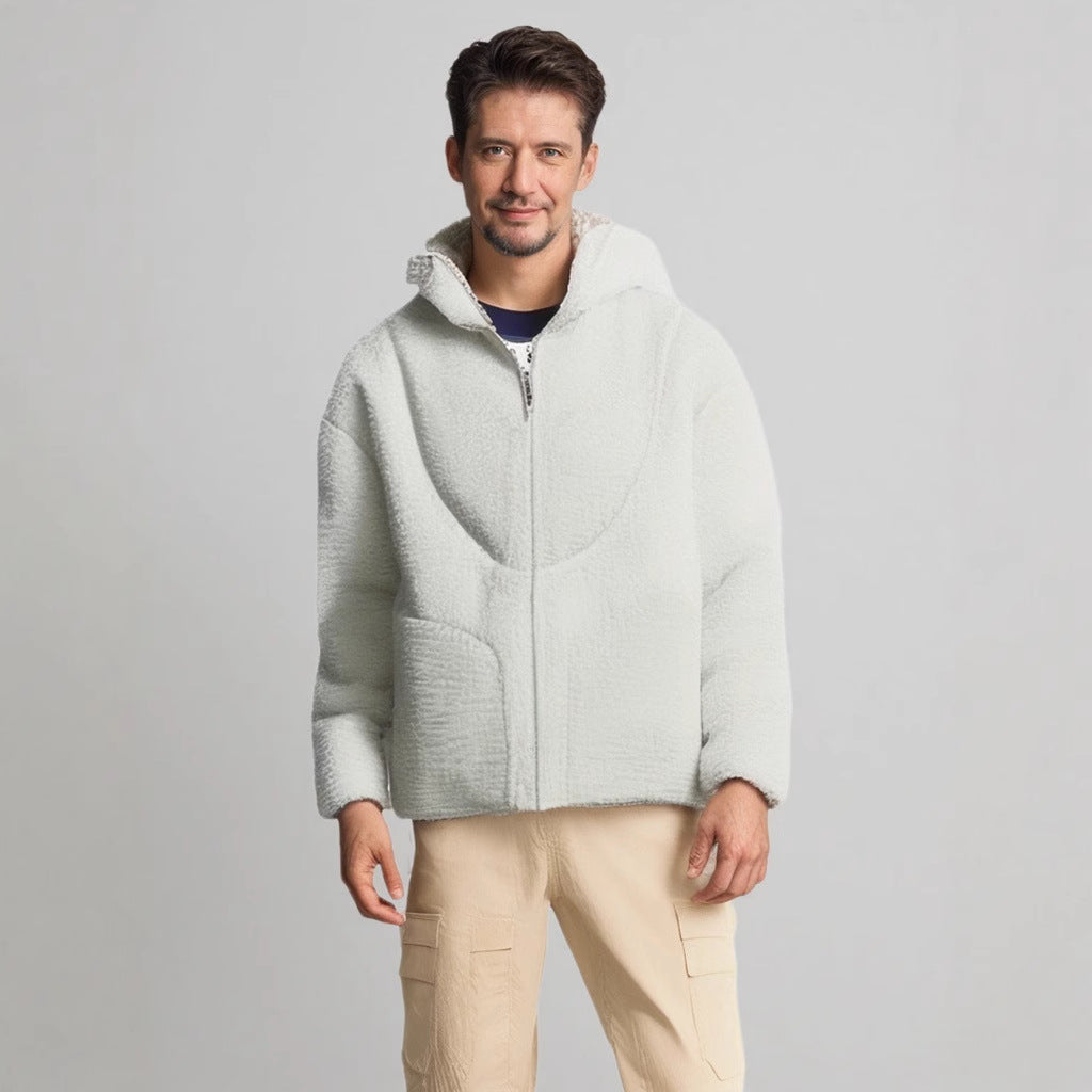 Damen Fleecejacke mit hohem Kragen und praktischen Reißverschlusstaschen R&B