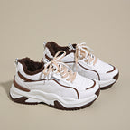 Damen modische Chunky Sneakers mit warmem Innenfutter R&B