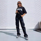 Damen Cargo-Hose mit Baumwollmix und praktischen Taschen R&B
