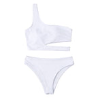 Damen Einseitiger Bikini mit innovativem Cut-Out