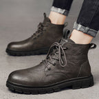 Damen Robuste und modische Lederboots