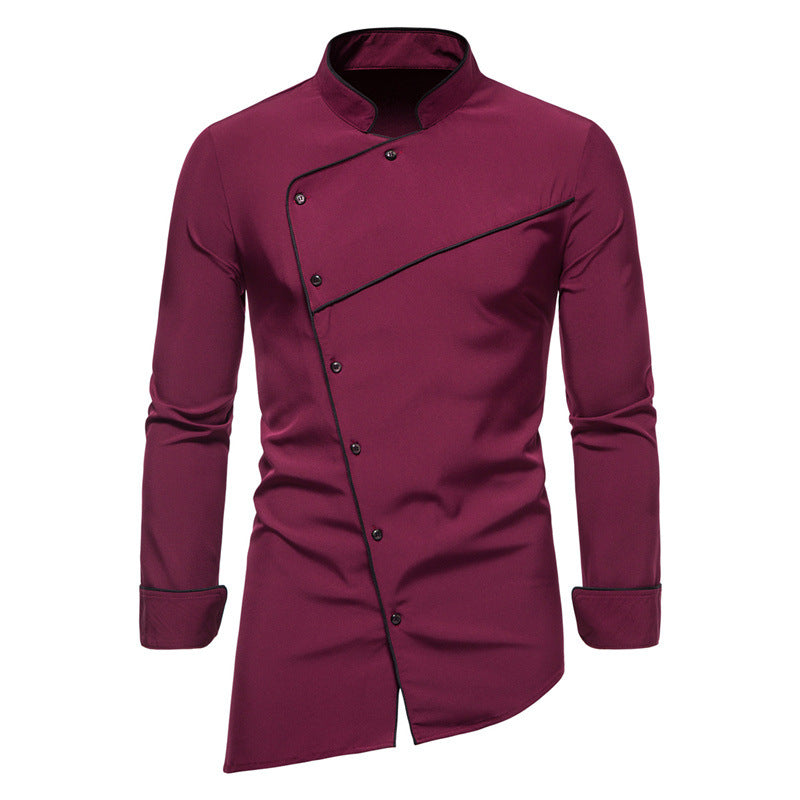 Herren Kochjacke mit modischen Akzenten und professionellem Schnitt R&B