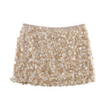 Damen eleganter, glitzernder Minikilt aus Paillettendetail