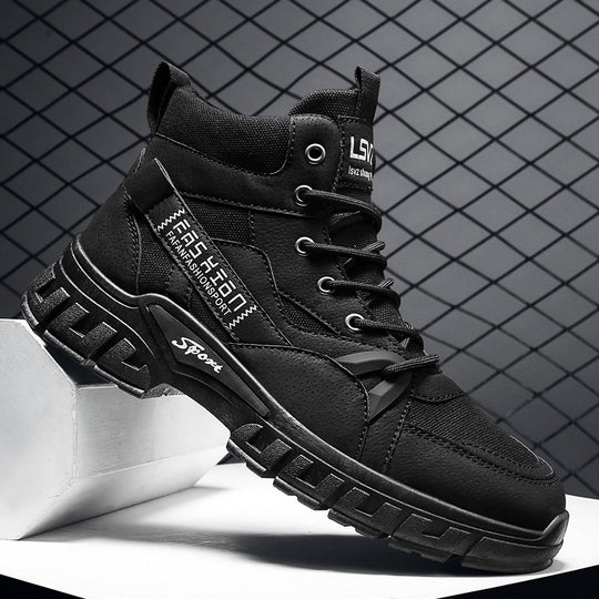 Damen Sportliche High-Top Sneakers mit verstärktem Fersenbereich und isolierter Innensohle R&B