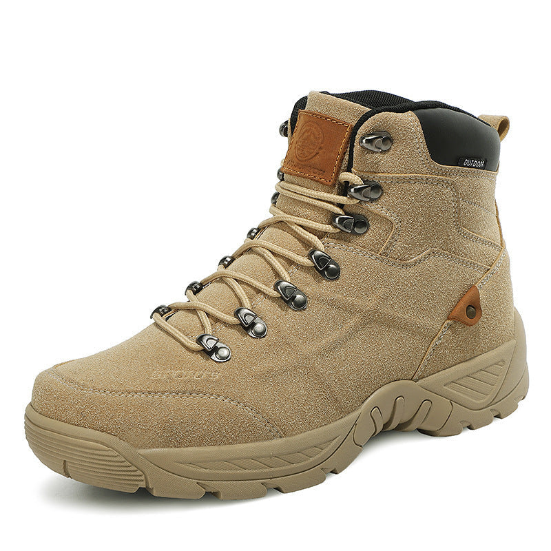 Damen Outdoor-Wanderschuhe mit hohem Schaft und rutschfester Profilsohle