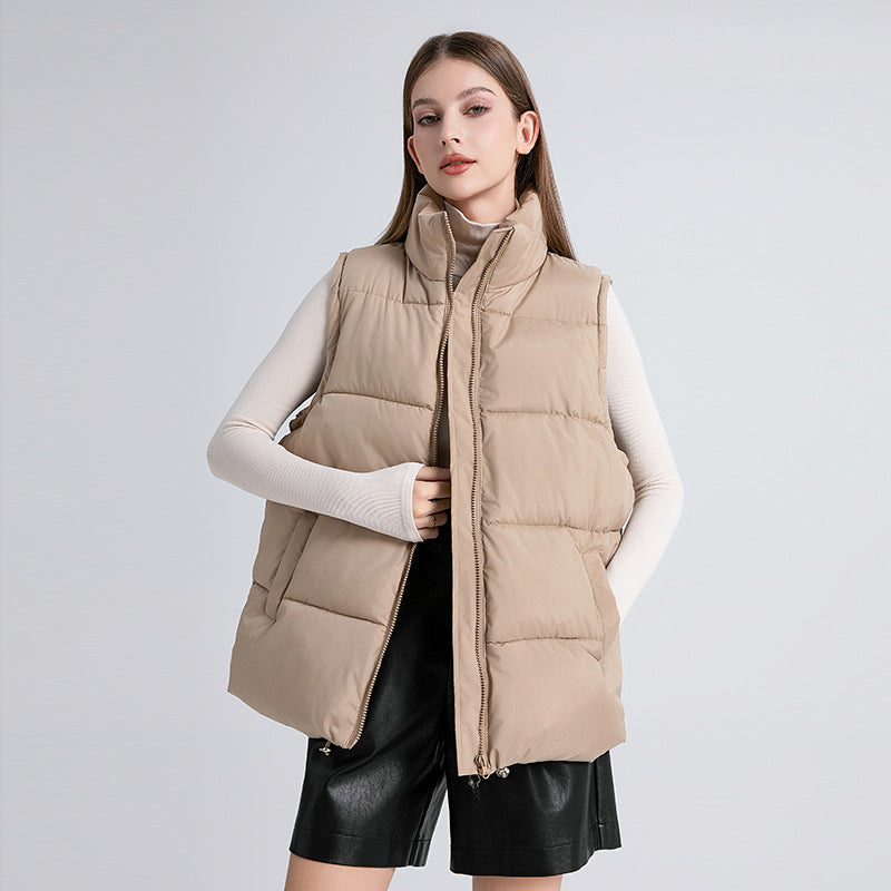 Damen modische Steppweste R&B