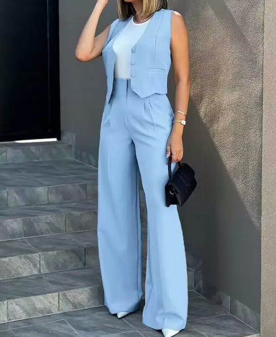 Damen Elegantes und modernes Zweiteiler Ensemble R&B
