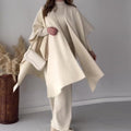R&B | Strick-Set mit Strickjacke, Oberteil und Hose