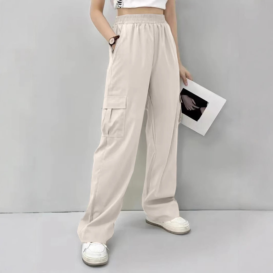 Damen Cargo-Hose mit elastischem Bund und praktischen Seitentaschen R&B