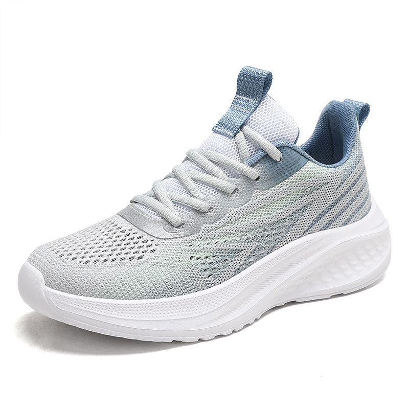 Damen Atmungsaktive Laufschuhe mit flexiblem Strick-Obermaterial und antirutsch Sohle R&B