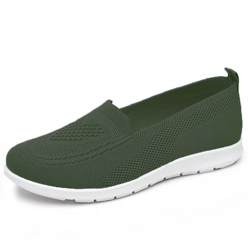 Damen Komfortable Slip-On Freizeitschuhe mit atmungsaktiver Netzstruktur R&B