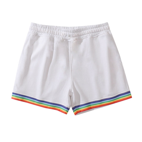 Damen Sportliche Freizeithosen mit buntem Streifen-Design R&B