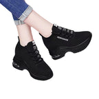 Damen Sportliche High-Top Sneakers mit atmungsaktiver Mesh-Oberfläche und flexibler Dämpfung R&B