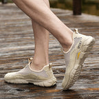 Herren Atmungsaktive Netzsneaker mit rutschfester Sohle
