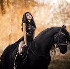 Damen Elegantes Hochgeschlossenes Abendkleid
