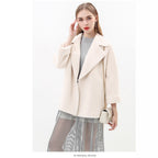 Damen Modische Manteljacke im Oversized-Stil R&B