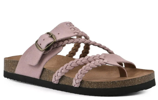 Damen Sandalen mit geflochtenem Riemendesign und verstellbarem Schnallenverschluss R&B