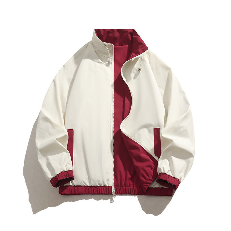 Herren sportliche Übergangsjacke mit elastischen Bündchen und praktischen Reißverschlusstaschen R&B