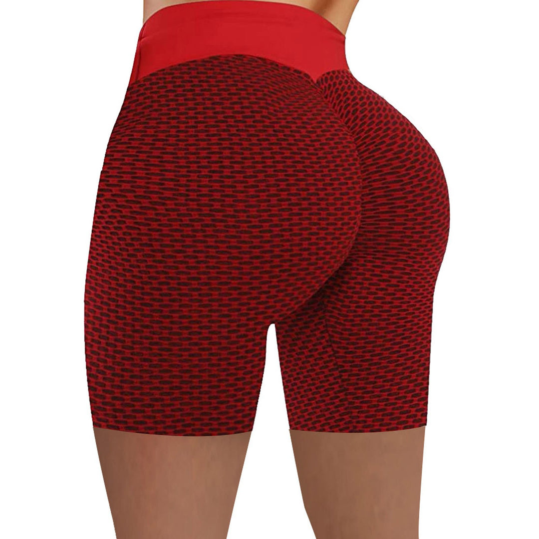 Damen sportliche Kompressionsshorts mit hohem Bund und atmungsaktivem Material R&B